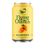 Can of Flying Ostrich Mangogo on a white background